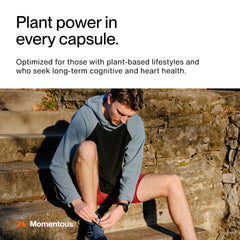 Nutrition label displaying 1000 mg total omega-3 per serving