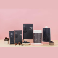 MOMMAKE black sesame close-up emphasizes Korea-inspired nutty flavor profile.