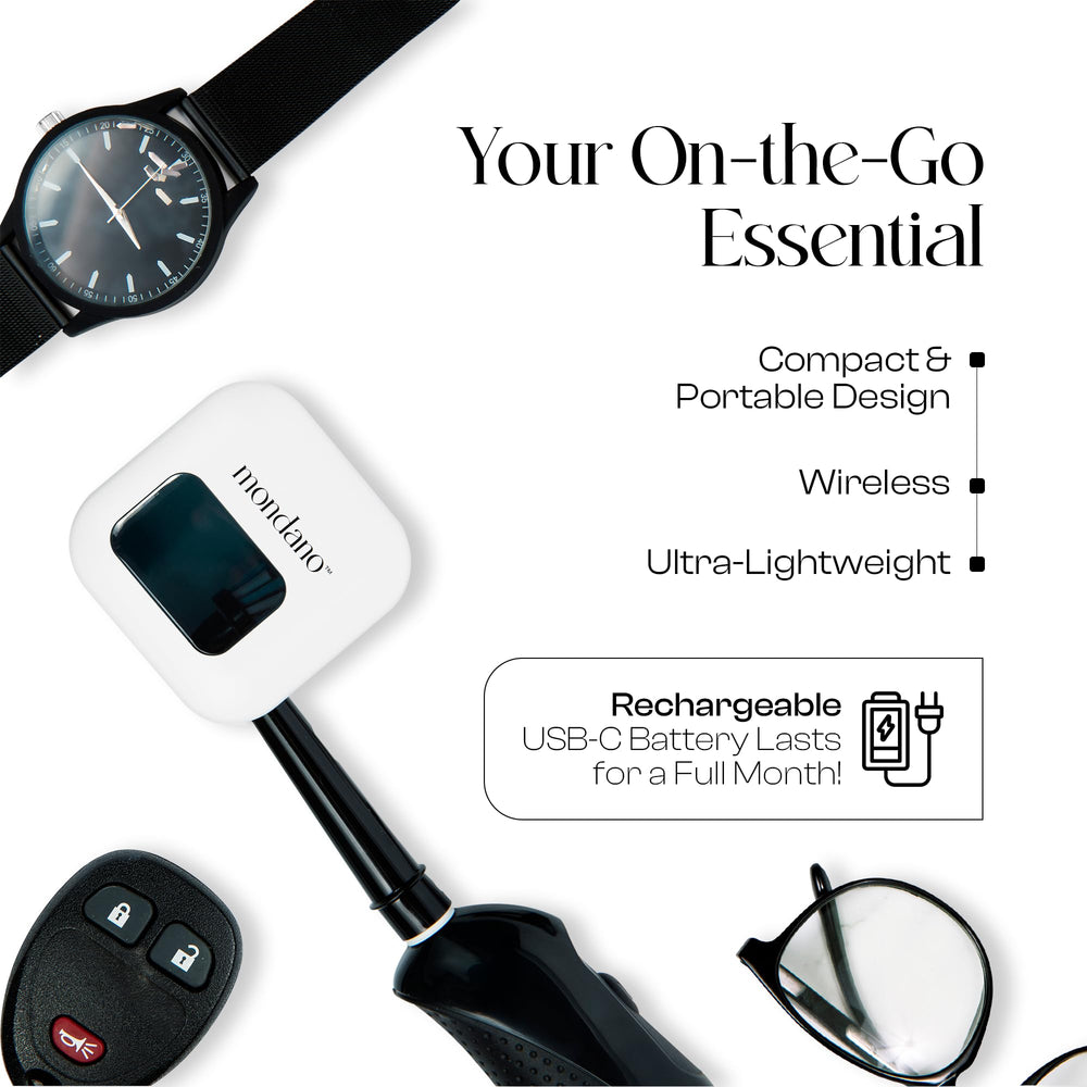 Travel-friendly toothbrush sanitizer case with its lid closed