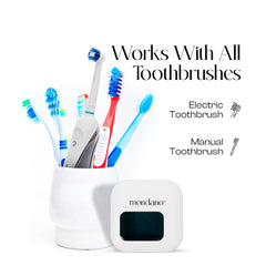 Unit designed to fit all toothbrush brands and heads