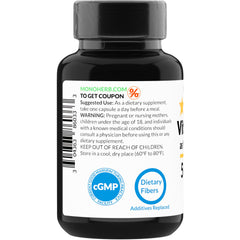 Product packaging and bottle with 90 servings of B12 Methyl