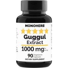 MONOHERB Guggul Extract 1000 mg - 90 vegan capsules (hero image)