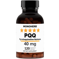 MONOHERB PQQ 40 mg bottle – front view
