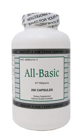 Montiffs All-Basic 677 mg 200 Capsules bottle