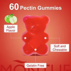 Serving suggestion of Montue gummies for daily use