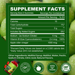 Montue NEWELLME gummies closeup texture showing chewy ACV supplement