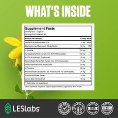 Mood Boost ingredients featuring 5-HTP, ashwagandha and rhodiola