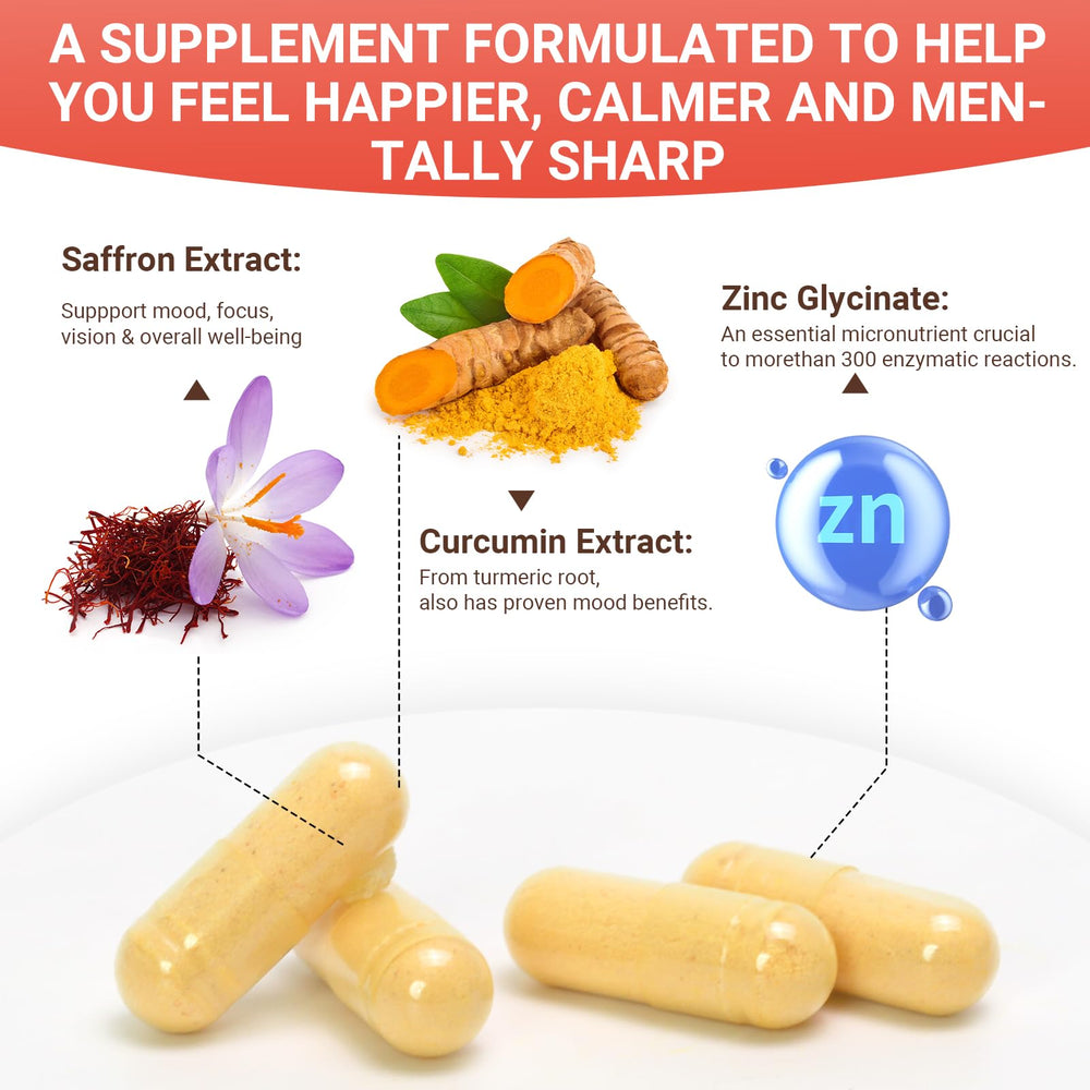 Person feeling energized after taking saffron supplement