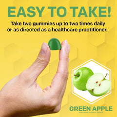 Supplement facts panel for Mood Magnesium Gummies