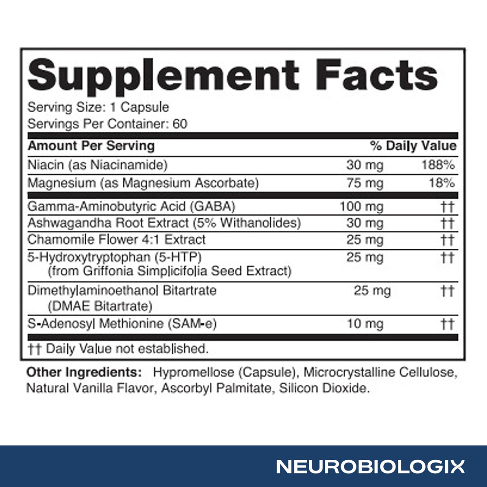 Mood Plus Niacin ingredient illustration