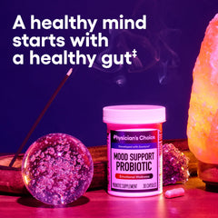 Mood support probiotic capsules for daily use