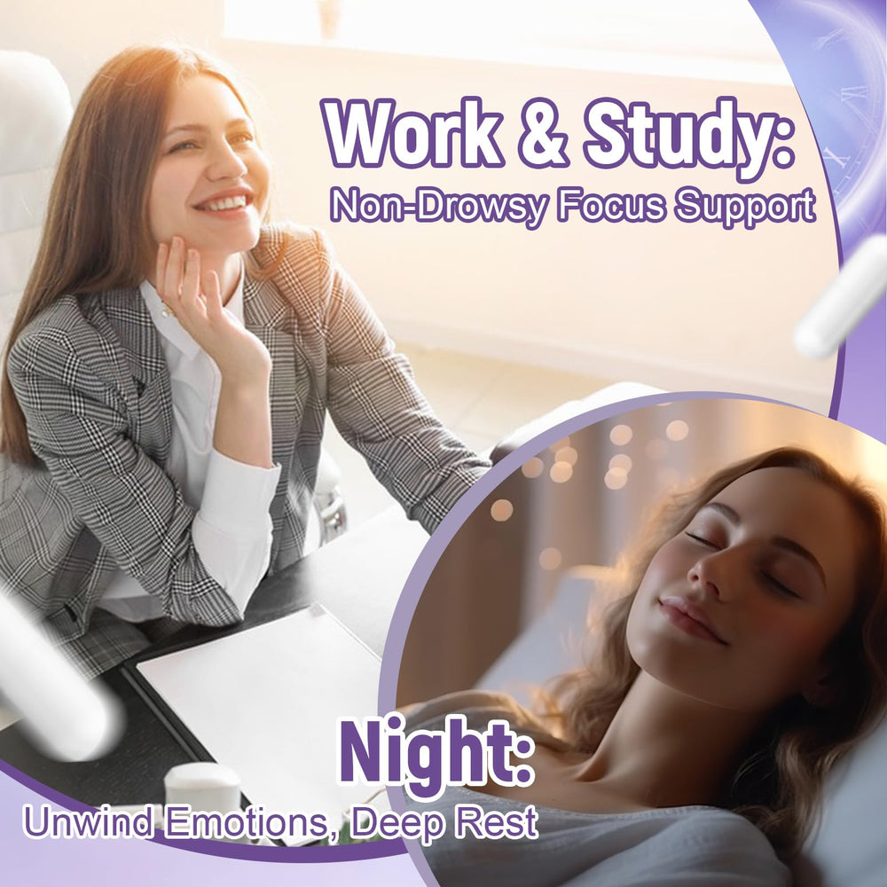 Graphic depicting mood relaxation and calm