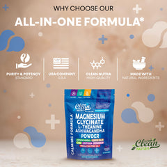 Calm, focused mood and restful sleep support for daily use