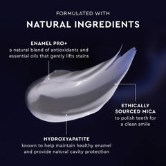 Night-time gentle stain lifting for sensitive teeth with MOON toothpaste