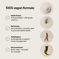 Kelp and Horsetail minerals for hair strength and texture