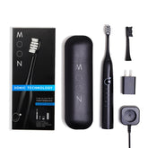 MOON Sonic Electric Toothbrush Black - front view