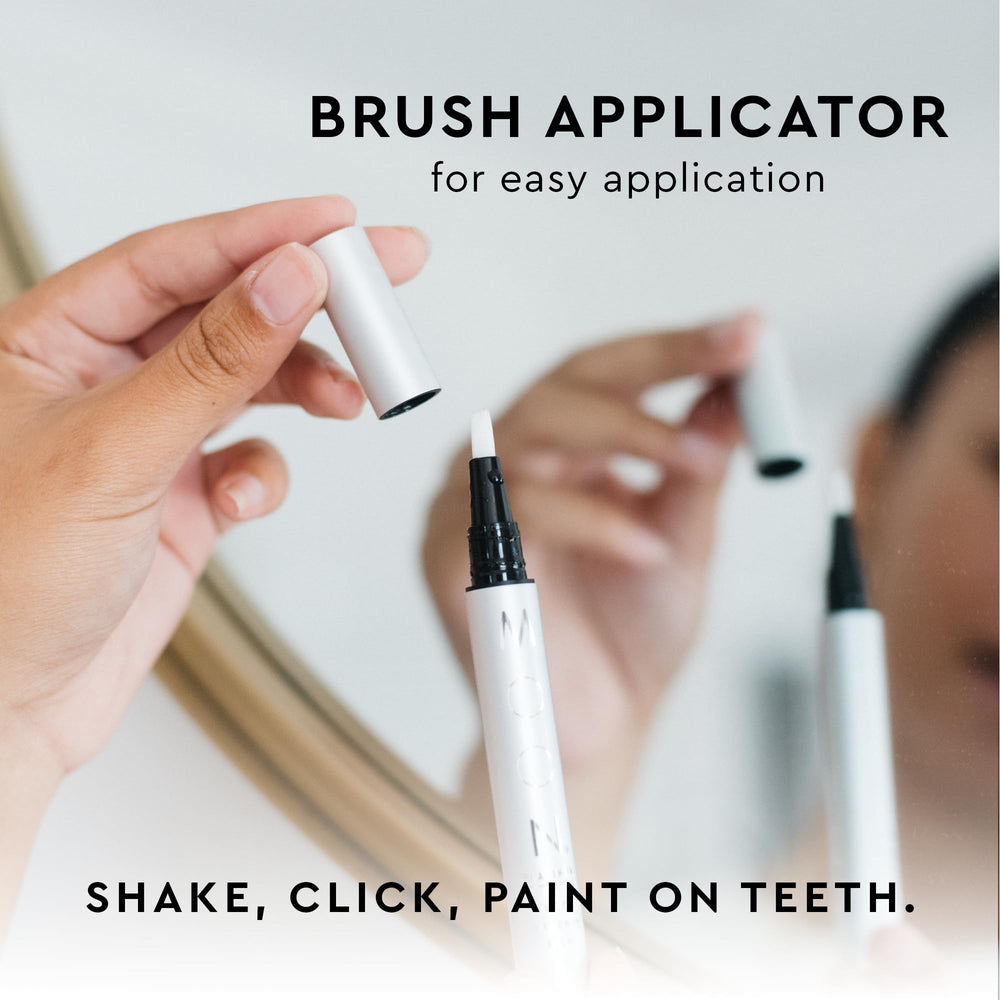 MOON Oral Care values and advanced whitening technology