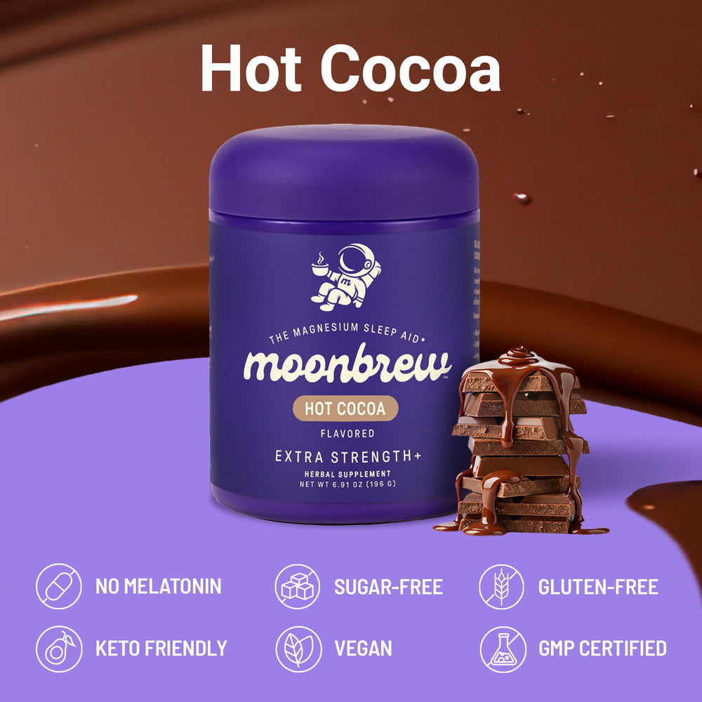 MoonBrew packaging with a focus on ingredients and testing