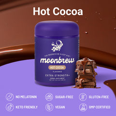 MoonBrew packaging with a focus on ingredients and testing