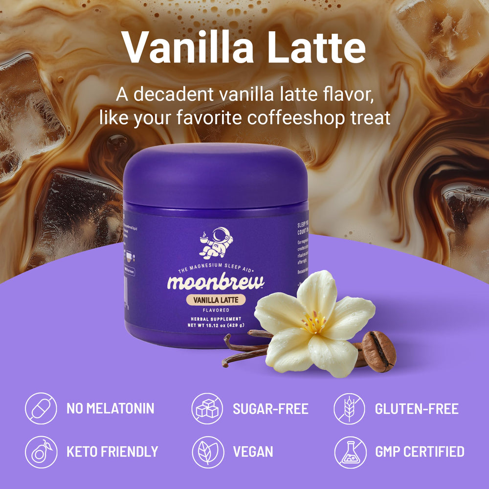 Close-up of MoonBrew Sleepy Berry label