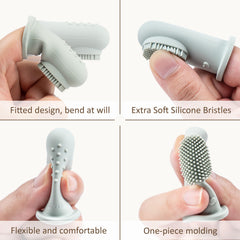 Dishwasher-safe silicone baby food containers