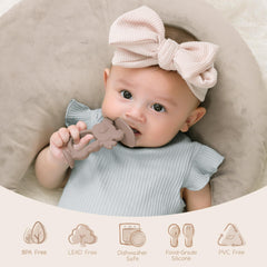 Moonkie finger toothbrush with soft bristles