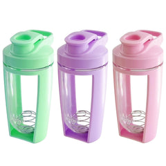 Moonlight Makers pink 16oz shaker bottle with vibrant color for on-the-go protein shakes