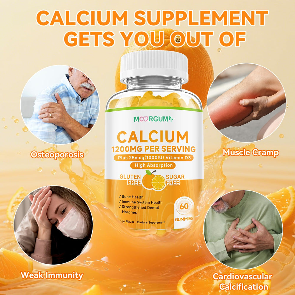 Two MOORGUMY gummies per serving graphic