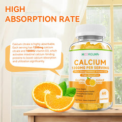 Serving size infographic: 12 calories and 3g carbohydrates