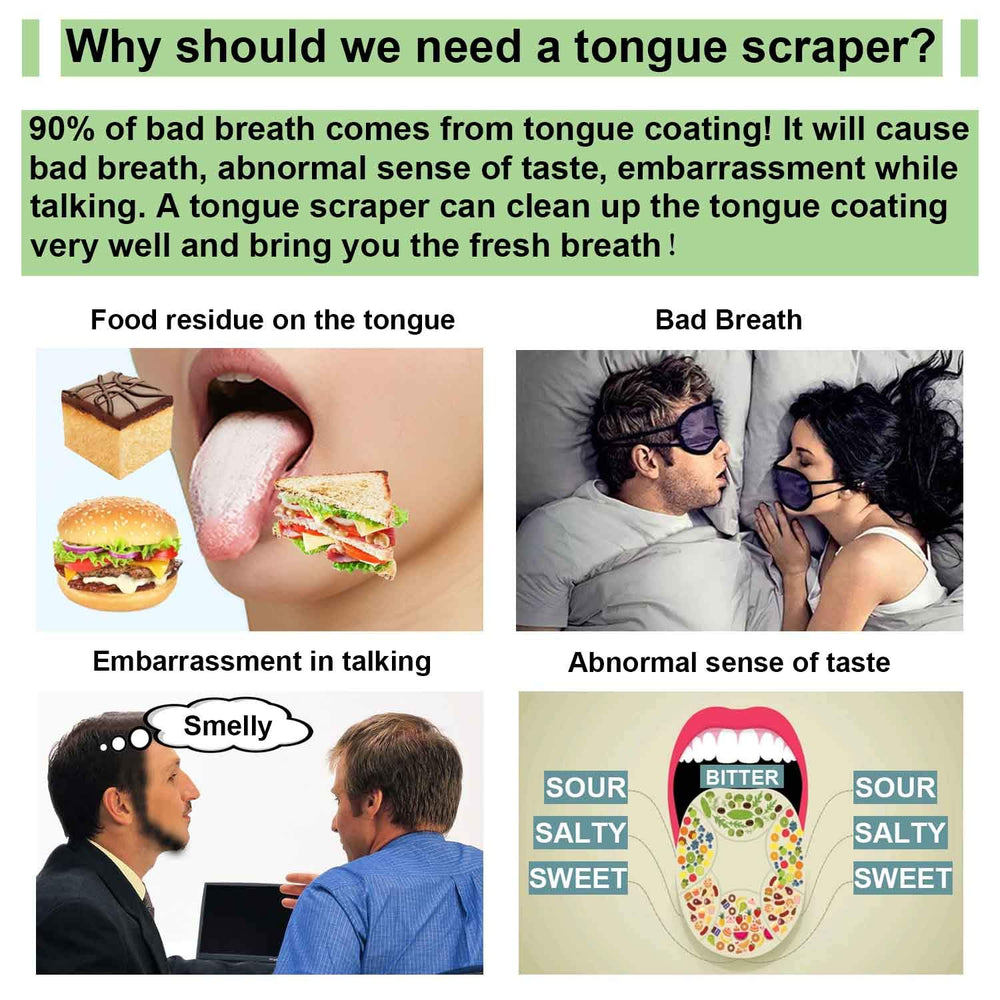 Silicone tongue brush part of Moosec cleaner