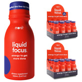 More Labs Liquid Focus bottle on a desk for focused work sessions.