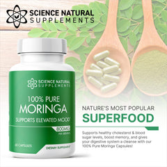 Fresh Moringa Oleifera leaves