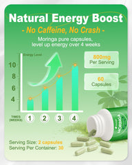 Lifestyle image showing daily wellness with moringa supplement