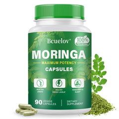 Moringa capsules bottle 800mg with 90 capsules