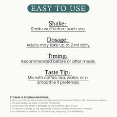 Moringa drops added to a glass of water