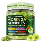Front view of Moringa Gummies 1000mg packaging