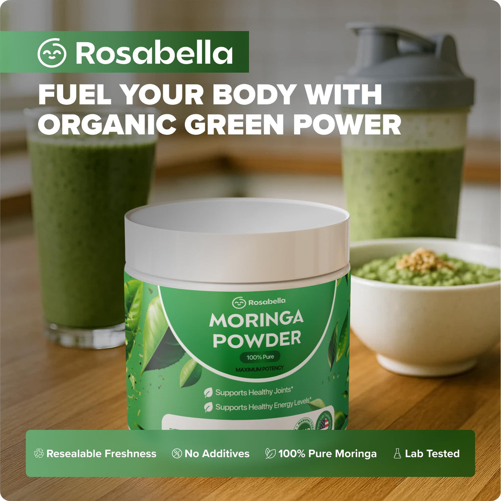 Fine-textured moringa leaf powder