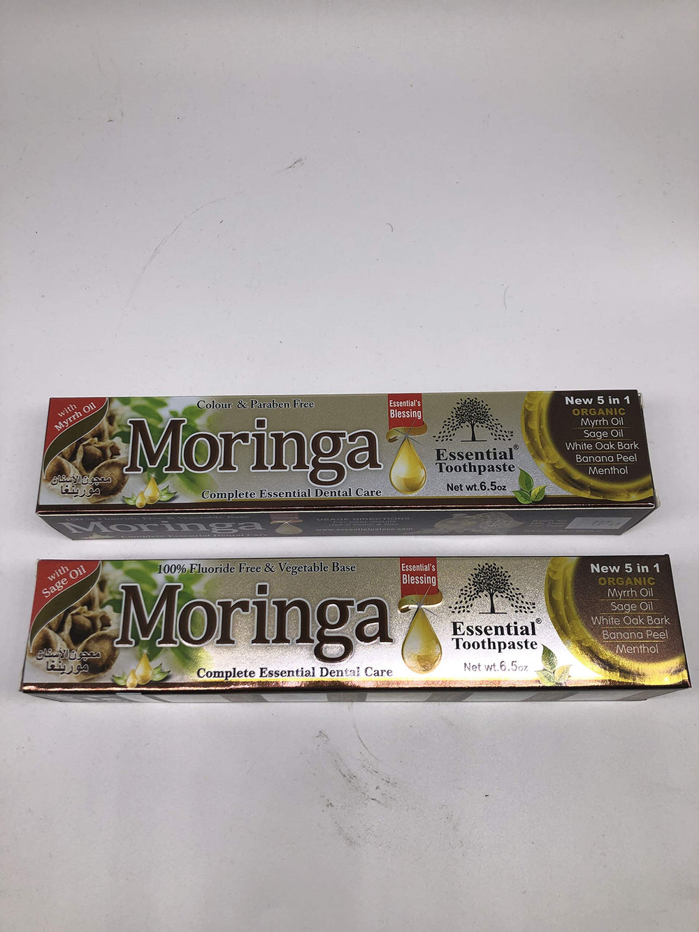 Front view of Moringa Organic Toothpaste 6.5oz