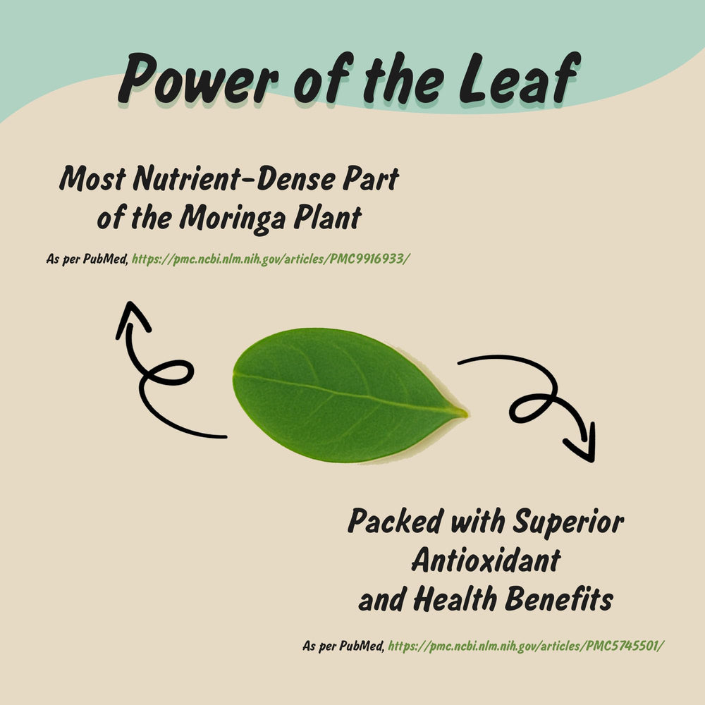 4oz resealable opaque pouch of moringa powder