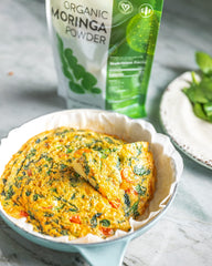 Moringa Powder nutrition facts label