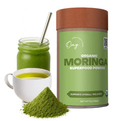 OMG! Superfoods Moringa Powder jar with label