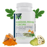 Moringa, Soursop and Turmeric capsules – 1500 mg per serving
