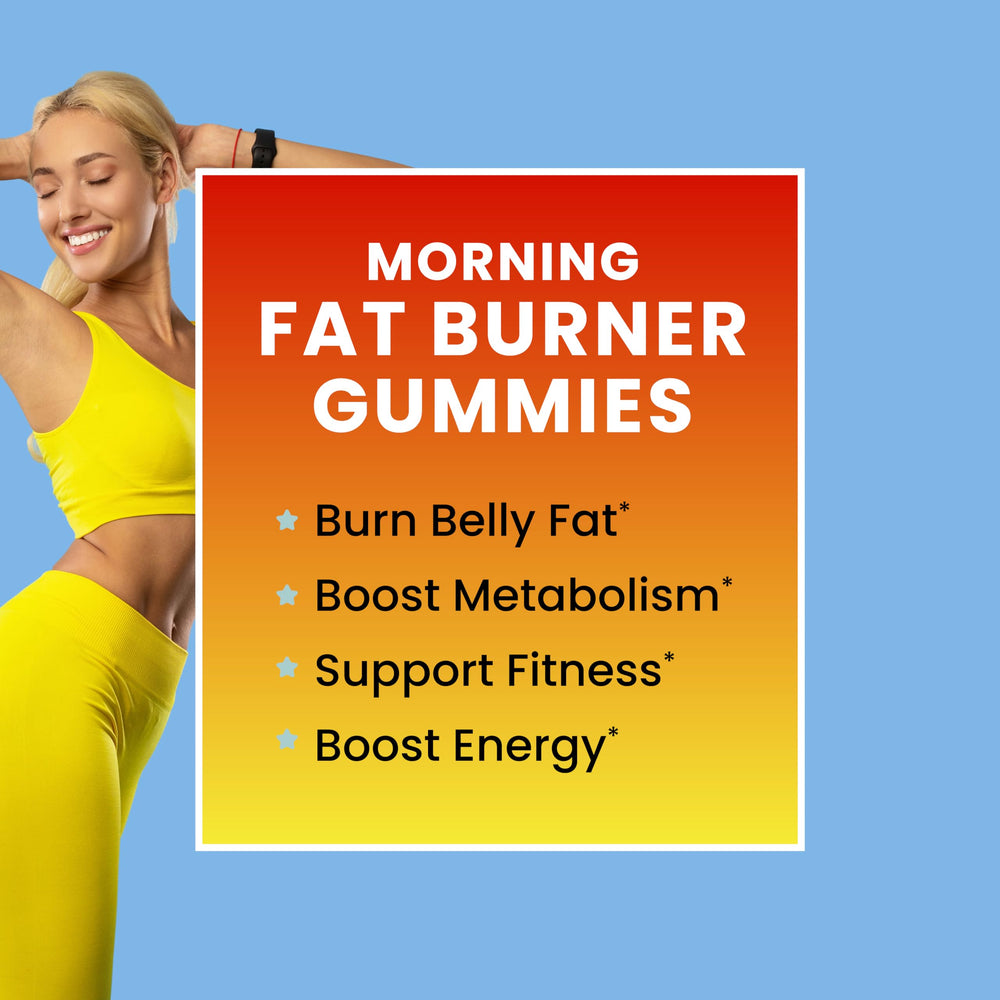 Close-up of Morning Fat Burner Gummies showing texture