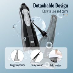 CE FCC certification logos for Mornwell Water Flosser