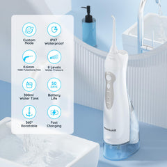 IPX7 waterproof rating for Mornwell flosser