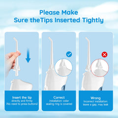 Travel case included with Mornwell flosser