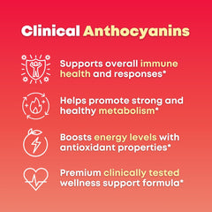 Morosil ingredients panel highlighting C3G antioxidants