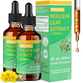 Bottle of Mosslly 1700mg Mullein Drops for Lungs