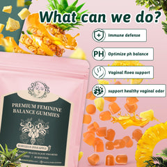 Close-up of pineapple-flavored gummies