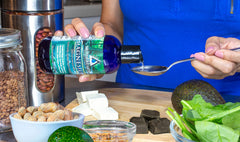 Product packaging highlighting magnesium features